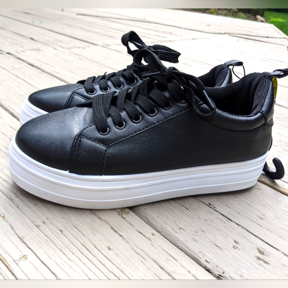 Ardene Black Platform Sneakers